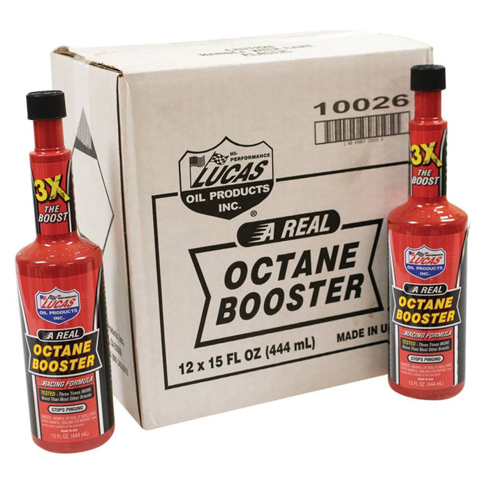 051-635 Octane Booster Fits 12 Btls/15 oz. Lucas Oil image 1