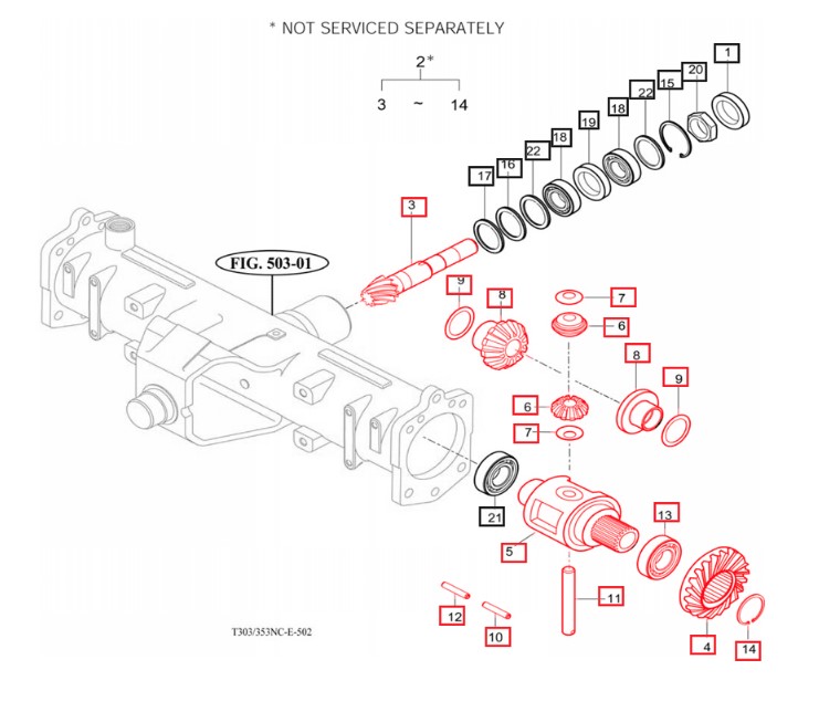 Load image into Gallery viewer, Front Differential for RK Tractors Tractors RK37 RK55 16704112001 16704112002
