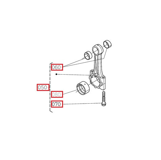 Genuine Connecting Rod Assembly for Gehl CTL85 1J574-22016