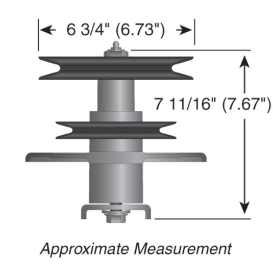 Spindle Assembly 285-975 for Toro 74212, Z252L 105-1688