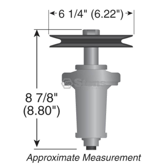 Spindle Assembly for Cub Cadet Mustang XP and Z Force series zero-turn mowers