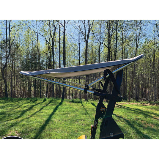 Sunshade 1" Diameter, Gray Color, Fits 3" x 2" tube; 3010-9027