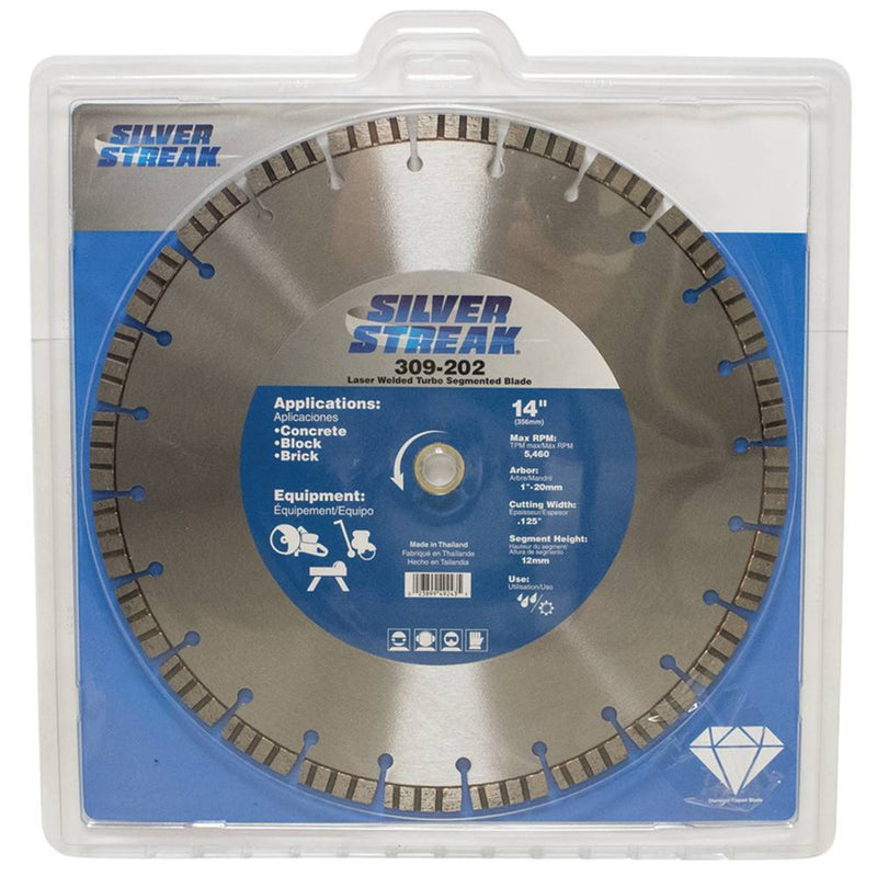 Load image into Gallery viewer, 14&quot; Laser Welded Blade for Turbo Segmented Blade 309-202 image 1
