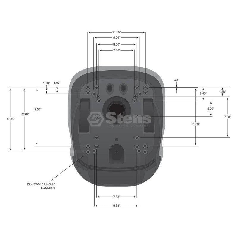Load image into Gallery viewer, High Back Seat 420-200 for John Deere F910, F911, F925, F930 TCA13830 image 3
