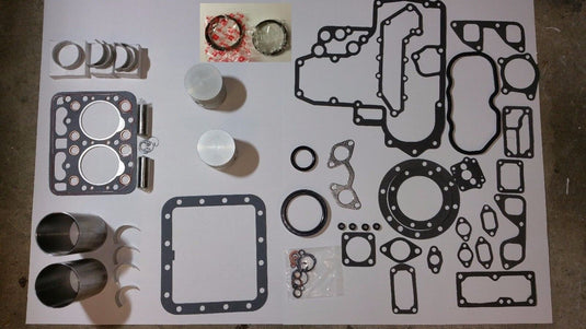 New Kubota L185 Engine Overhaul Kit STD With Liners