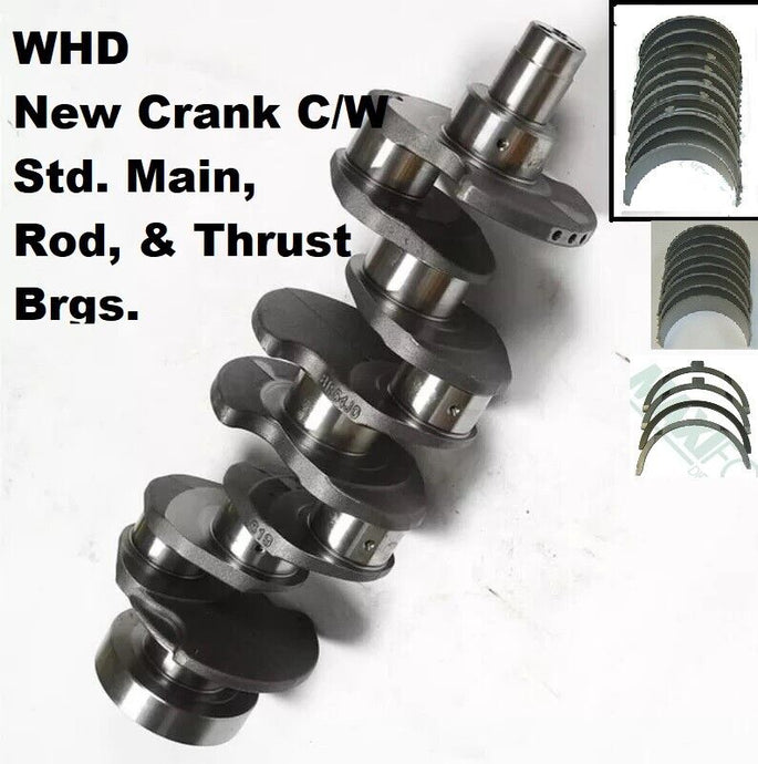 New Crankshaft C/W Std, Main, Rod & thrust Bearings Fits Yanmar 4TNV94L-PDBWE