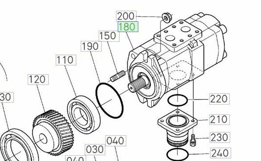 New OEM Kubota M110GXDTC Series Hydraulic Pump