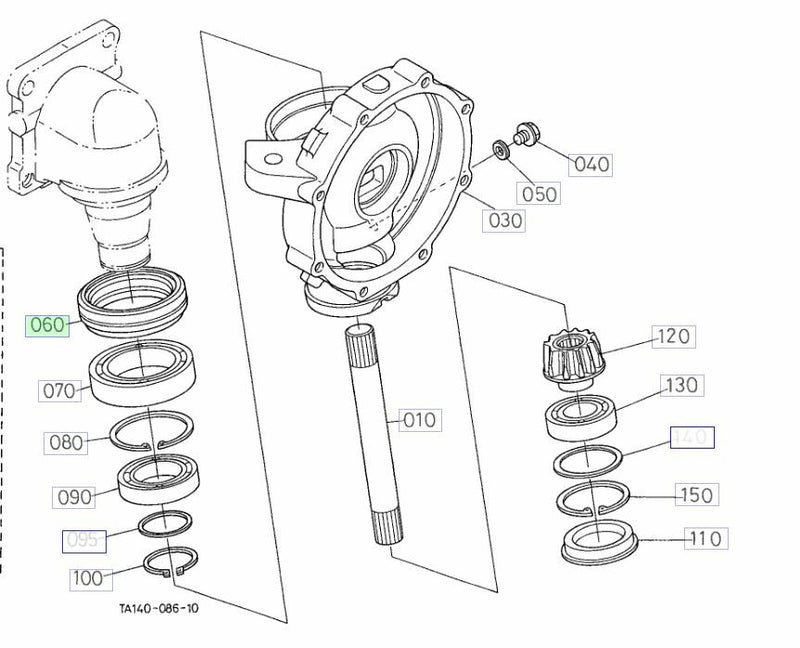 Load image into Gallery viewer, New Steer Knuckle Seal Fits Kubota L2900 Series Tractor
