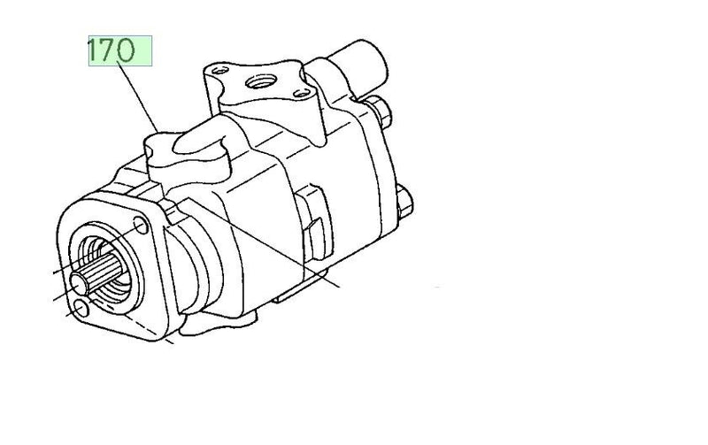 Load image into Gallery viewer, New OEM Kubota  L4310DT/GST Hydraulic Oil Pressure Pump 3455036400, 34550-36400
