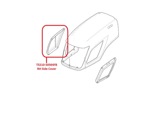 GENUINE Right Side Cover for Kioti RX7330