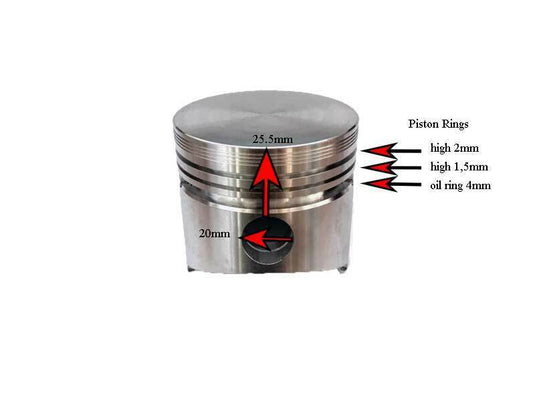 New Kubota/Zennoh D950 Piston & Rings STD