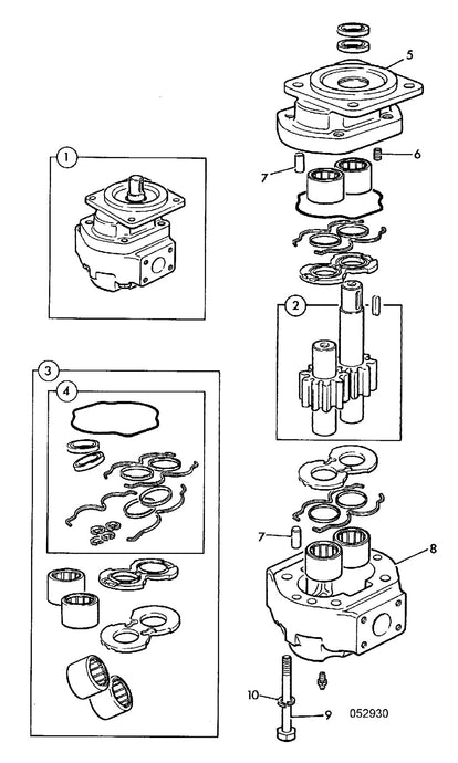 Slew Motor pump Fits JCB 805, 805B Excavator