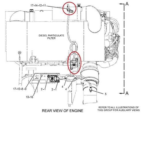 New Nox Emissions Sensor Compatible With Cat Excavator D6T Xl Pat