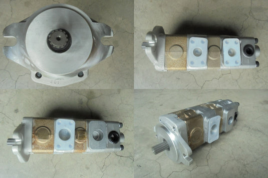 New High-Flow Tandem Hydraulic Pump Fits Kubota Part # V0521-62510