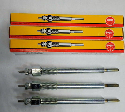 NGK GLOW PLUG Set of 3 Fits Kubota M6030DT-N