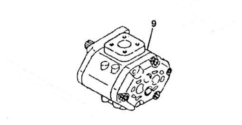 Load image into Gallery viewer, Rear Hydraulic Pump Fits JD AM877525 for Models 870, 970, 1070
