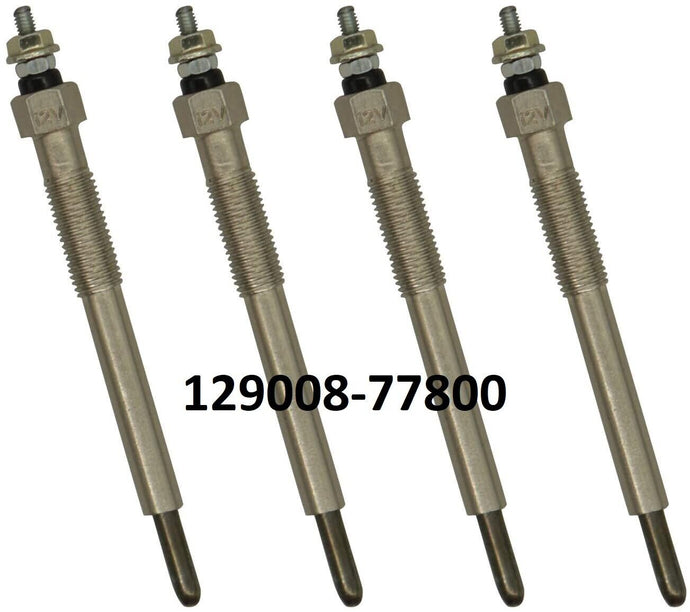 New set of 4 Glow Plugs Compatible With Yanmar Engine 4TNV88-K5F