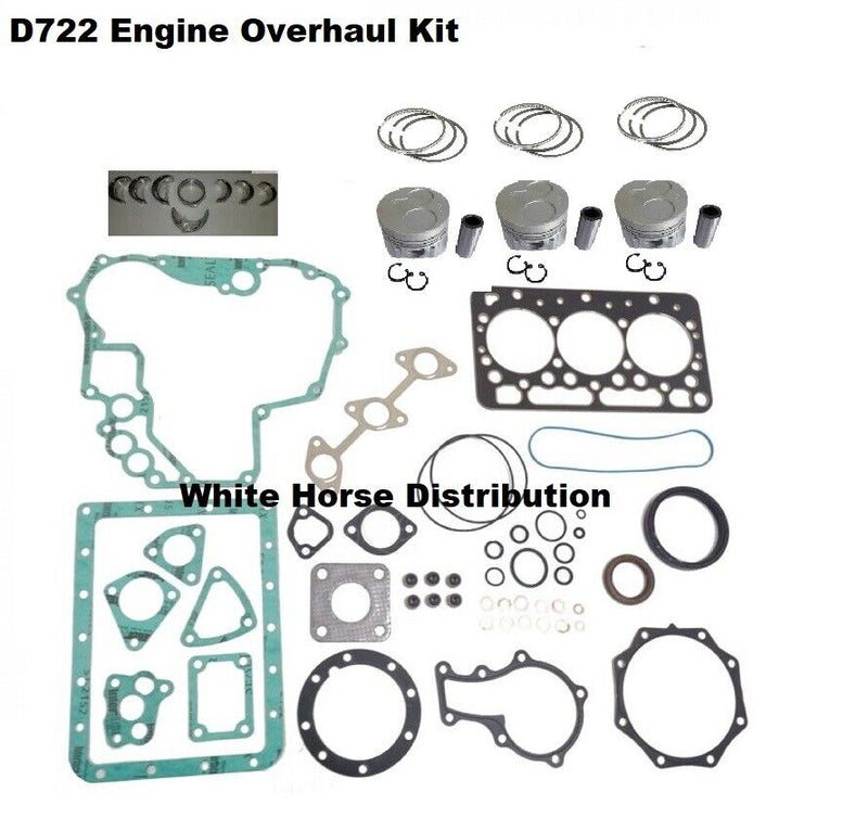 Load image into Gallery viewer, New Kubota B7300 Engine Overhaul Kit STD
