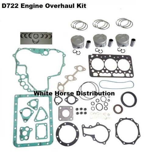 New Kubota B7300 Engine Overhaul Kit STD