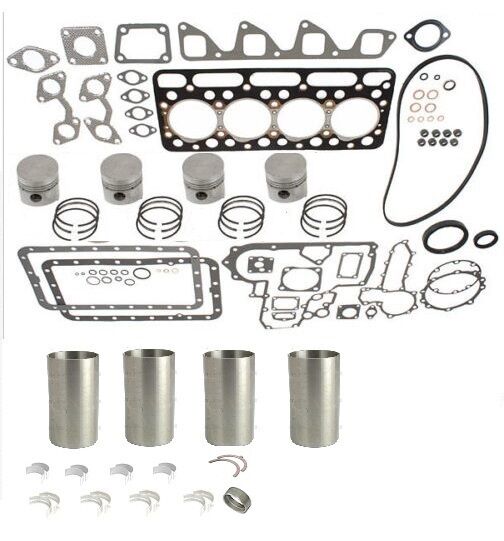 Engine Overhaul Kit STD for Bobcat 743 with Kubota V1702 With Liners