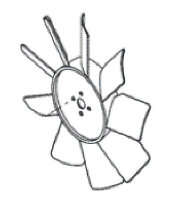 GENUINE Cooling Fan TYM Branson Part Number TA00048457B