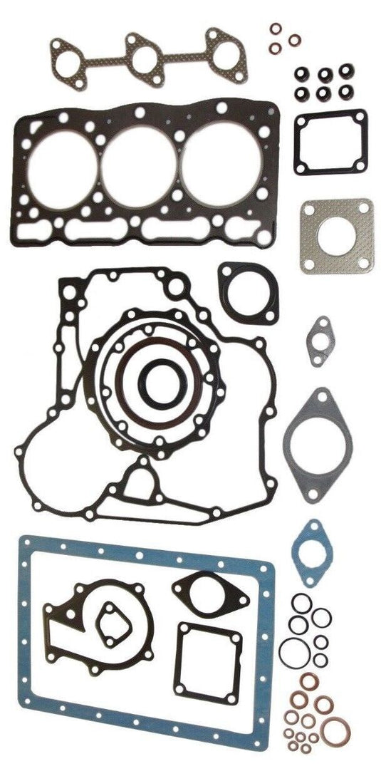 Overhaul Gasket Set/Kit With Crank & Valve Seals Fits Kubota F2880