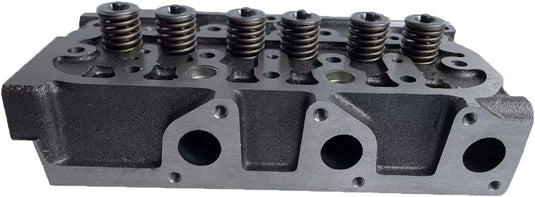 Complete Cylinder Head w/ Gaskets & Glow Plugs for Kubota KC110HR-4