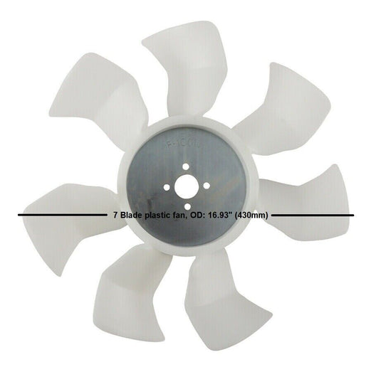 Radiator Fan fits Kubota M100 Series Tractors