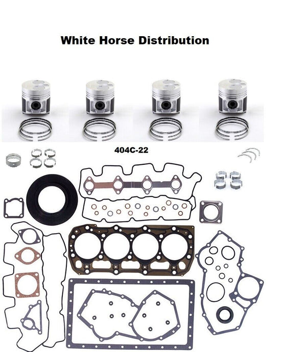 Engine Overhaul Kit STD fits Case/IH 410 Skid Steer with Perkins 404C-22 Engine