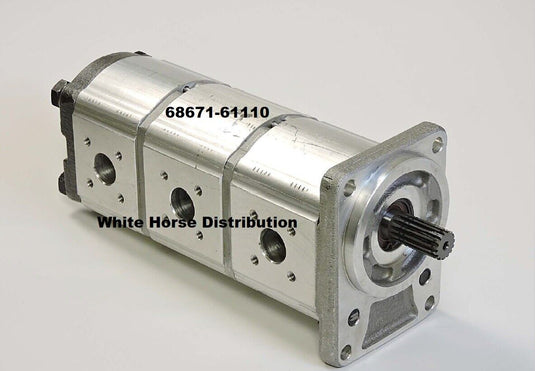 New Excavator Triple Hydraulic Pump Fits Kubota KX151