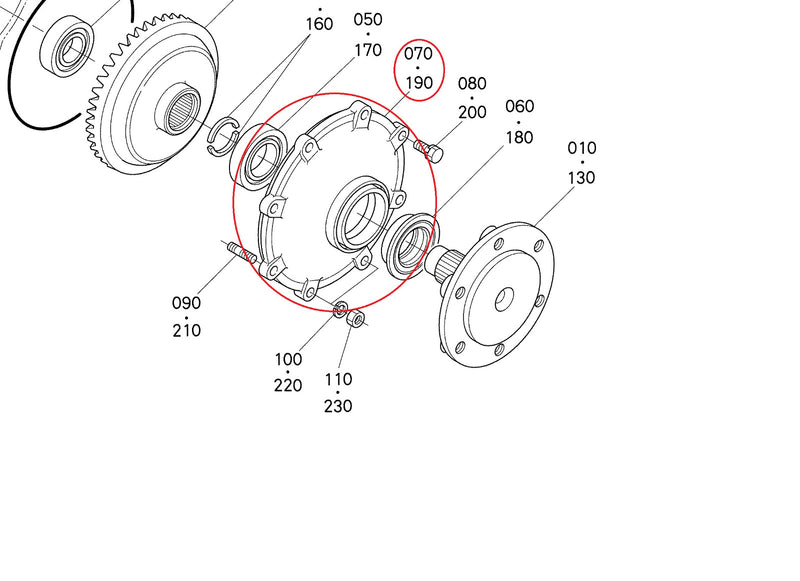 Load image into Gallery viewer, TA040-13133 New Front Axle Cover Fits L3240DT-3
