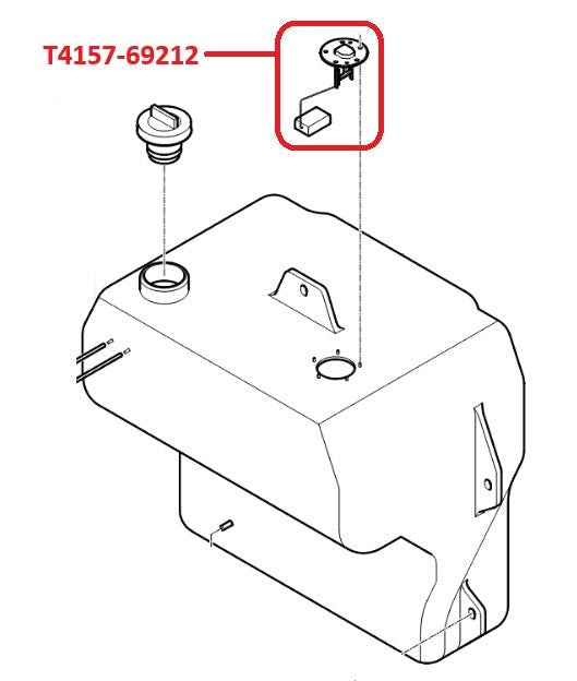GENUINE Fuel Sending Unit Replaces Kioti Part Number T4157-69211
