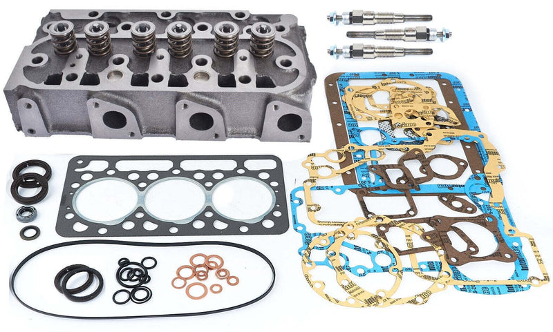 Load image into Gallery viewer, Cylinder Head Valves Gasket Glow Plugs For Kubota ZD1211
