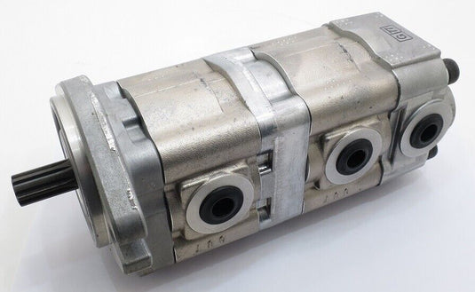 NEW Genuine Shimadzu TRIPLE HYDRAULIC GEAR PUMP A6.5 6.5 6.5R530