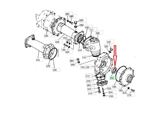New Front Axle Seal Fits Kubota L295DT Series Tractor