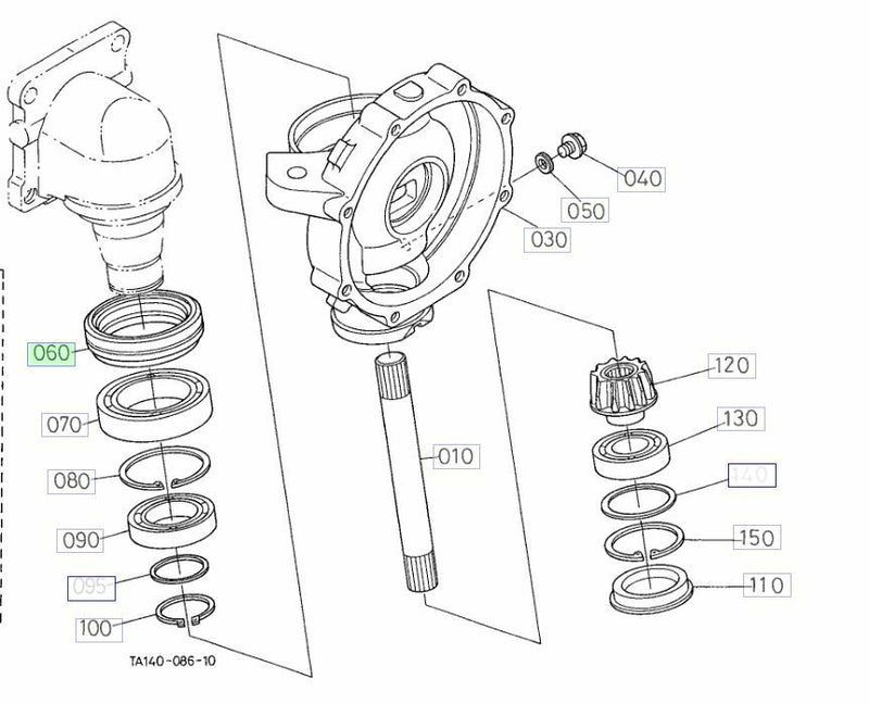 Load image into Gallery viewer, New Steer Knuckle Seal Fits Kubota M4700 Series Tractor
