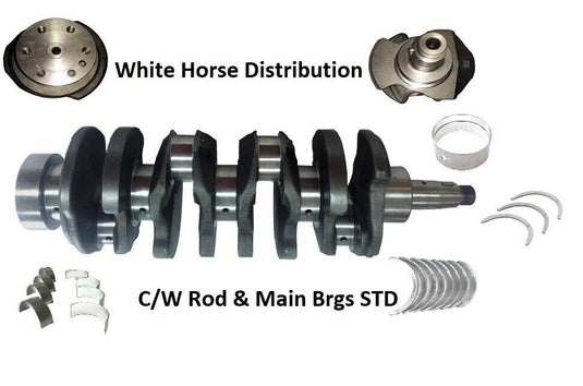 Crankshaft C/W Set of Main, Rod and Thrust Bearings Fits Case SV185 skid steer