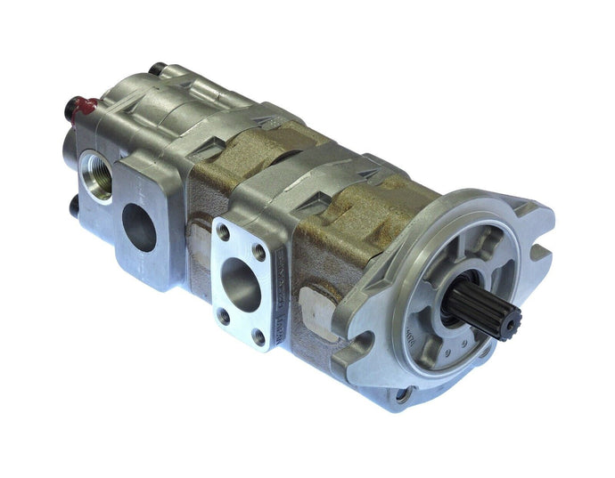 New High-Flow Tandem Hydraulic Pump Fits Kubota Part # V0521-62510