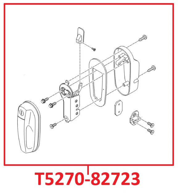 Load image into Gallery viewer, GENUINE RH Door Handle Assy for Kioti RX7320C
