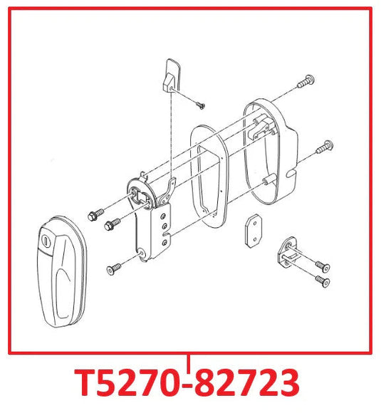 GENUINE RH Door Handle Assy for Kioti RX7320C