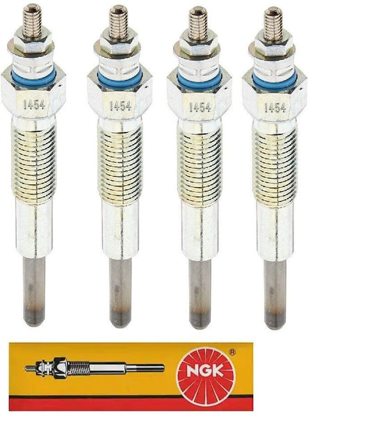 NGK GLOW PLUG Set of 4 Fits Case DX48 Tractor