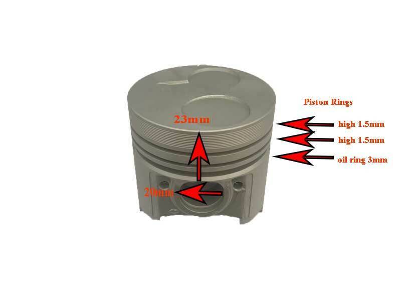 Load image into Gallery viewer, New  Piston &amp; Rings STD Fits Kubota B1610
