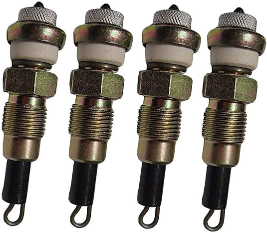 Four 4 Glow Plugs Compatible with Case IH: 384 Tractor