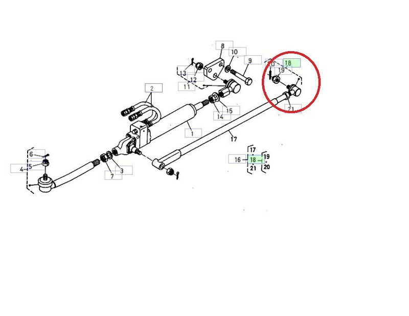 Load image into Gallery viewer, Tie Rod Assy Fits Kubota M4050DT
