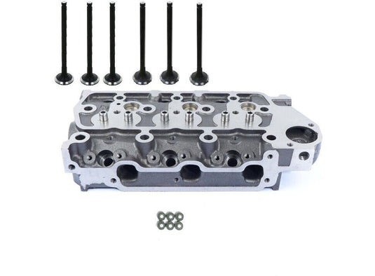 Cylinder Head Compatible with Case 255 Compact Tractor Valves & Seals Included