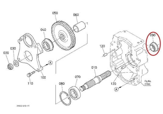 PTO Seal Compatible with Kubota M6L-111SDS