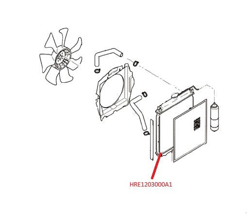 GENUINE Radiator for TYM Branson 4220i