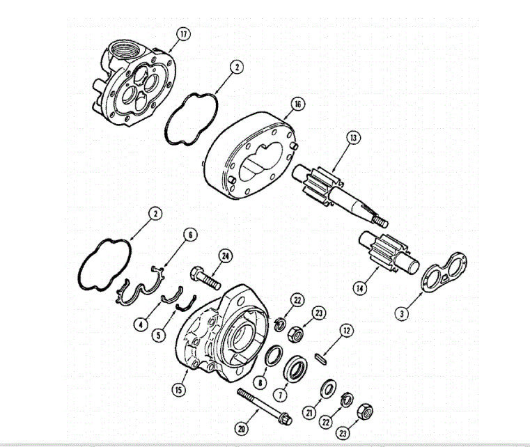 Load image into Gallery viewer, HEADER LIFT PUMP Fits Case Axial Flow 1640 1272258C92

