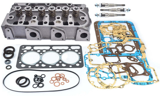 Cylinder Head Valves Gasket Glow Plugs For Kubota RT150-2
