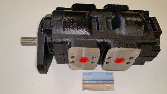 Hydraulic Pump - Double Gear, New, Fits Kobelco 900 Backhoe Loader